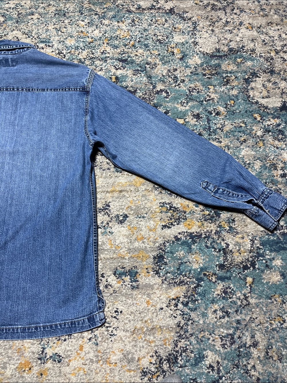 Levi's Red Tab Denim Button-Down Shirt Size S - Picture 11 of 15